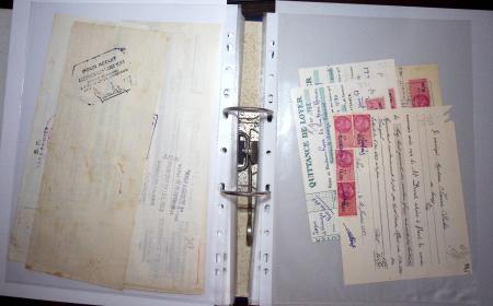 1748-1985, FISCAUX : importante collection de timbres