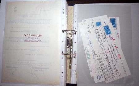 1748-1985, FISCAUX : importante collection de timbres