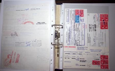 1748-1985, FISCAUX : importante collection de timbres