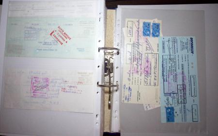 1748-1985, FISCAUX : importante collection de timbres