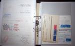 1748-1985, FISCAUX : importante collection de timbres
