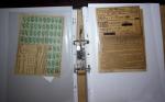 1748-1985, FISCAUX : importante collection de timbres