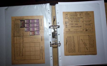 1748-1985, FISCAUX : importante collection de timbres