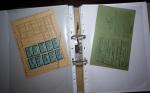 1748-1985, FISCAUX : importante collection de timbres