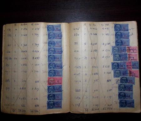 1748-1985, FISCAUX : importante collection de timbres