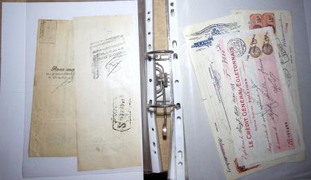 1748-1985, FISCAUX : importante collection de timbres