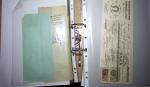 1748-1985, FISCAUX : importante collection de timbres
