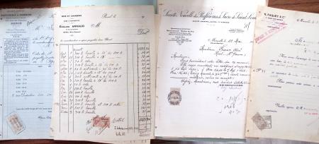1748-1985, FISCAUX : importante collection de timbres