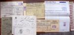 1748-1985, FISCAUX : importante collection de timbres