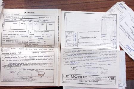 1748-1985, FISCAUX : importante collection de timbres