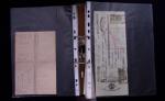 1748-1985, FISCAUX : importante collection de timbres