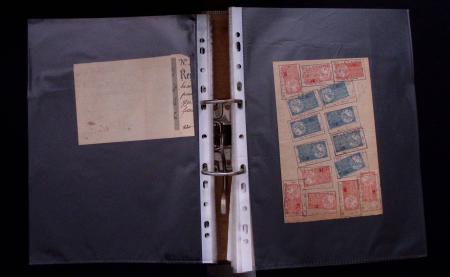 1748-1985, FISCAUX : importante collection de timbres