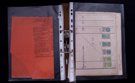 1748-1985, FISCAUX : importante collection de timbres