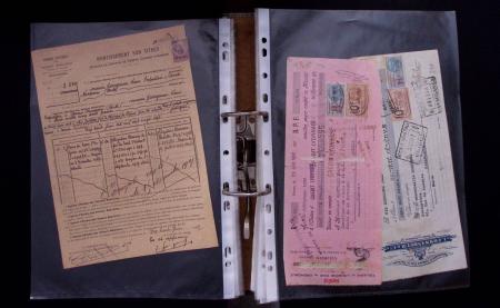 1748-1985, FISCAUX : importante collection de timbres