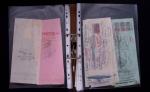 1748-1985, FISCAUX : importante collection de timbres