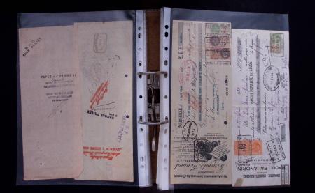 1748-1985, FISCAUX : importante collection de timbres