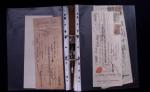 1748-1985, FISCAUX : importante collection de timbres