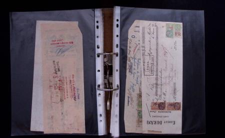 1748-1985, FISCAUX : importante collection de timbres