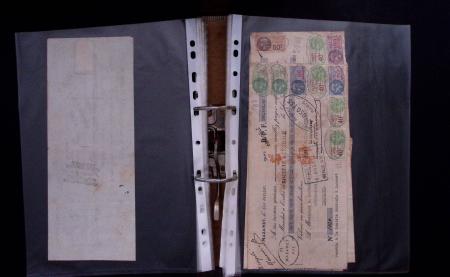 1748-1985, FISCAUX : importante collection de timbres