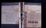 1748-1985, FISCAUX : importante collection de timbres