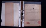 1748-1985, FISCAUX : importante collection de timbres