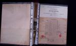1748-1985, FISCAUX : importante collection de timbres