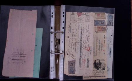 1748-1985, FISCAUX : importante collection de timbres