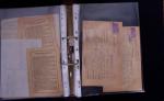 1748-1985, FISCAUX : importante collection de timbres