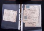 1748-1985, FISCAUX : importante collection de timbres