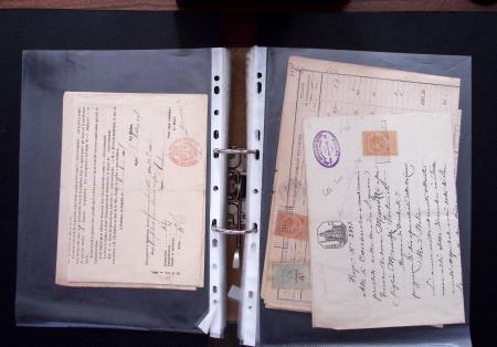 1748-1985, FISCAUX : importante collection de timbres