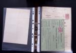 1748-1985, FISCAUX : importante collection de timbres
