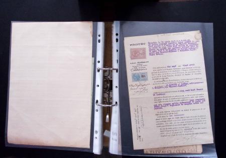 1748-1985, FISCAUX : importante collection de timbres