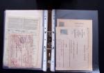 1748-1985, FISCAUX : importante collection de timbres