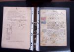 1748-1985, FISCAUX : importante collection de timbres