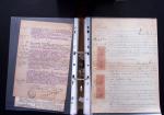 1748-1985, FISCAUX : importante collection de timbres