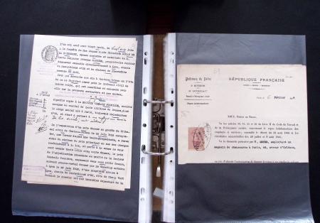 1748-1985, FISCAUX : importante collection de timbres
