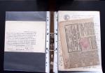 1748-1985, FISCAUX : importante collection de timbres