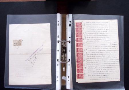 1748-1985, FISCAUX : importante collection de timbres
