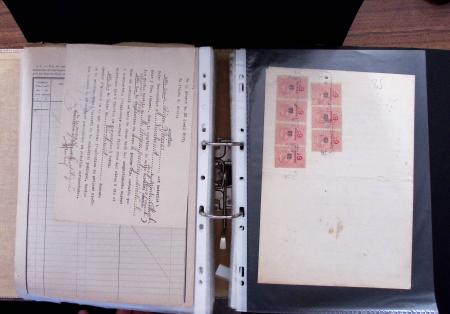 1748-1985, FISCAUX : importante collection de timbres