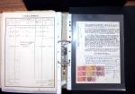 1748-1985, FISCAUX : importante collection de timbres