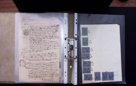 1748-1985, FISCAUX : importante collection de timbres