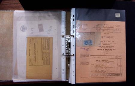 1748-1985, FISCAUX : importante collection de timbres