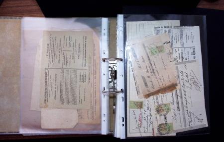 1748-1985, FISCAUX : importante collection de timbres