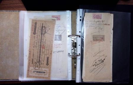 1748-1985, FISCAUX : importante collection de timbres