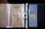 1748-1985, FISCAUX : importante collection de timbres