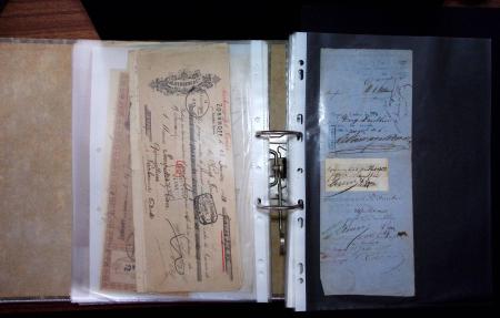 1748-1985, FISCAUX : importante collection de timbres