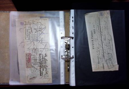 1748-1985, FISCAUX : importante collection de timbres