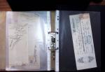 1748-1985, FISCAUX : importante collection de timbres