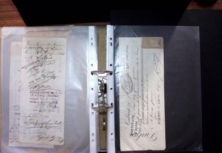 1748-1985, FISCAUX : importante collection de timbres