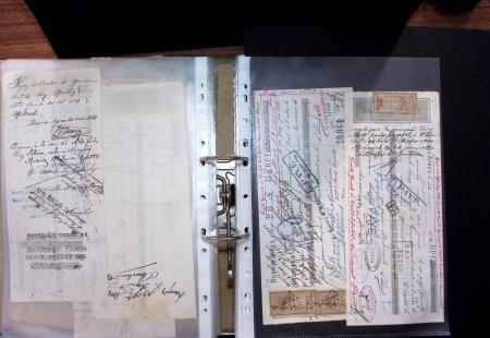 1748-1985, FISCAUX : importante collection de timbres
